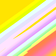 YELLOW PINK ABSTRACT