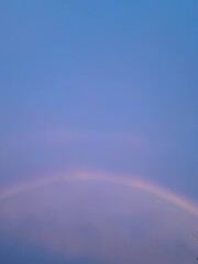 rainbow over sky