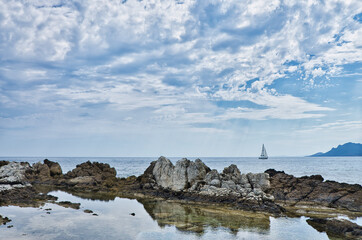 Ile Sainte Marguerite, Méditerranée au large de Cannes