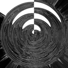 A unique abstract illustration. Original wallpapers. A screensaver mobile devices. A beautiful image will decorate design projects and ideas. A unique combination of lines, waves of curves, textures.