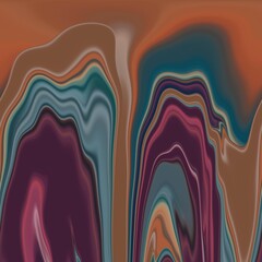 A unique abstract illustration. Original wallpapers. A screensaver mobile devices. A beautiful image will decorate design projects and ideas. A unique combination of lines, waves of curves, textures.