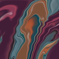 A unique abstract illustration. Original wallpapers. A screensaver mobile devices. A beautiful image will decorate design projects and ideas. A unique combination of lines, waves of curves, textures.