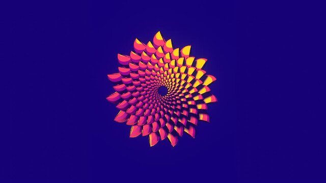Comic style flower