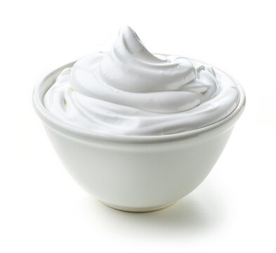 Bowl Of Whipped Egg Whites