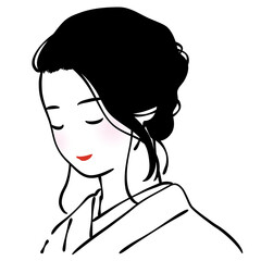 kimono woman