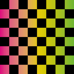 Icon multicolored background, chess board. Vector illustration eps 10