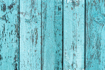 Fototapeta na wymiar Shabby wood background in blue color, horizontal photography, vintage style