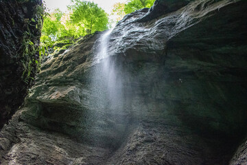 waterfall in the forest © Marius