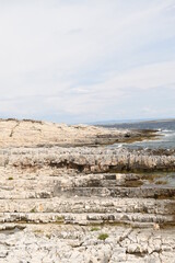 rocky coast of the sea