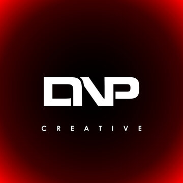 DNP Letter Initial Logo Design Template Vector Illustration