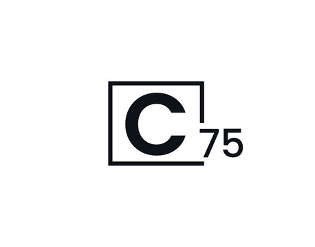 C75, 75C Initial letter logo
