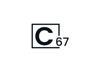 C67, 67C Initial letter logo
