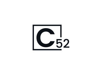 C52, 52C Initial letter logo