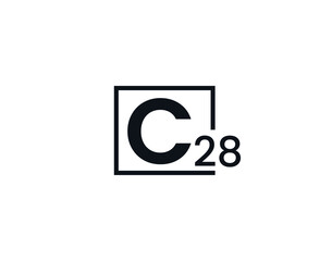 C28, 28C Initial letter logo
