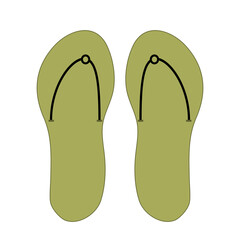 Vector illustration of a pair of slipper.