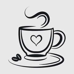 Tea Cup Outline | Tea | Cup | Tea Cup | Coffee Cup | Tea Time | Tea Lover
