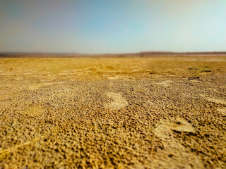 sunset in the desert