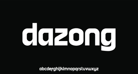 modern and luxury alphabet font vector