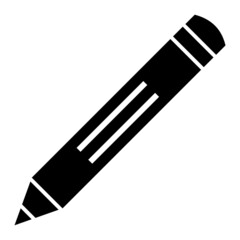 Vector Pencil Glyph Icon Design