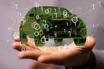 autonomous online car sharing service controlled