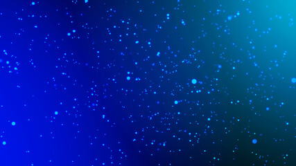 Technology background. Futuristic illustration. Wave of particles.Binary computer code Background. 3D rendering.