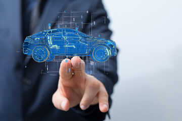 autonomous online car sharing service controlled