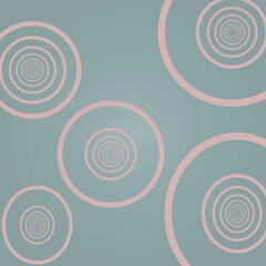 Vector illustration of abstract seamless set of circles