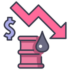 oil price down.svg