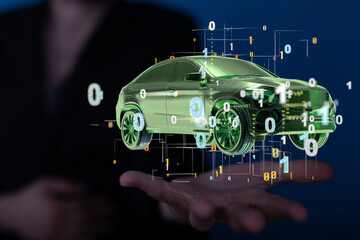 autonomous driving with a electric car.