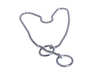 ring chain for dogs isolated