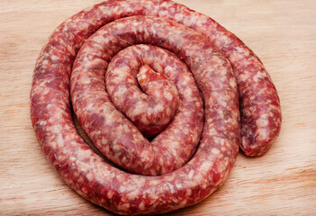 Traditional South African Boerewors 