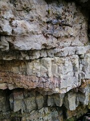 background  of natural materials: stone, limestone, sand, sandstone, clay