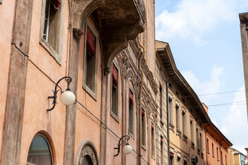 The Palazzo degli Strazzaroli in central Bologna