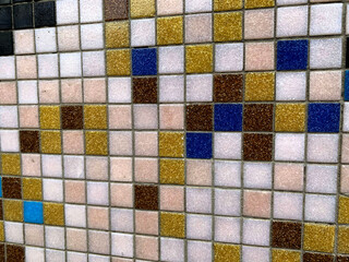 Ceramic tile patterns and colors. For the design and decoration of the background.