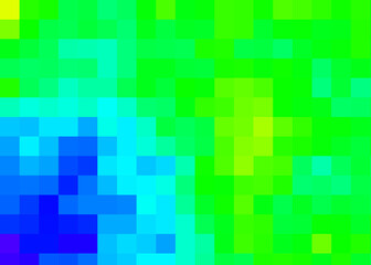 Color Pixels Cloud Abstract Computational Generative Art background illustration