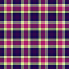 Tartan checked checkered seamless violet blue design pattern
