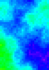 Color Pixels Cloud Abstract Computational Generative Art background illustration