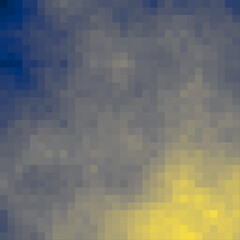 Color Pixels Cloud Abstract Computational Generative Art background illustration