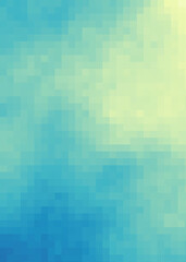 Color Pixels Cloud Abstract Computational Generative Art background illustration