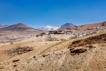 Kibber village in Himalayas