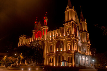 Fototapeta na wymiar Igreja catedral de itajai-Santa Catarina