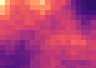 Fototapeta premium Color Pixels Cloud Abstract Computational Generative Art background illustration