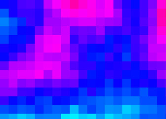 Color Pixels Cloud Abstract Computational Generative Art background illustration