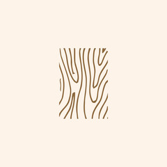 wood texture, wood logo design vector illustration