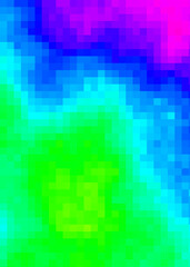 Color Pixels Cloud Abstract Computational Generative Art background illustration
