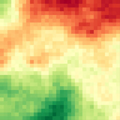 Color Pixels Cloud Abstract Computational Generative Art background illustration