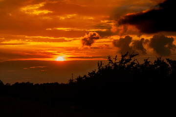 Sunset is a beauty in Nature