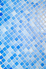 square blue mosaic as background