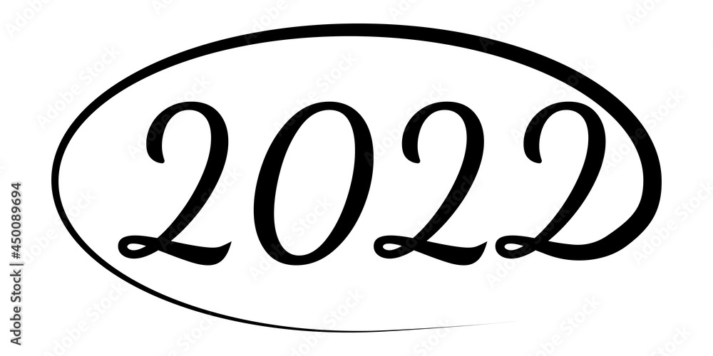 Poster 2022 happy new year of the tiger. design of a greeting card with chinese calligraphy for the holiday