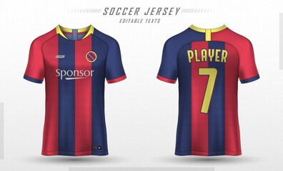 Soccer jersey template sport t shirt design